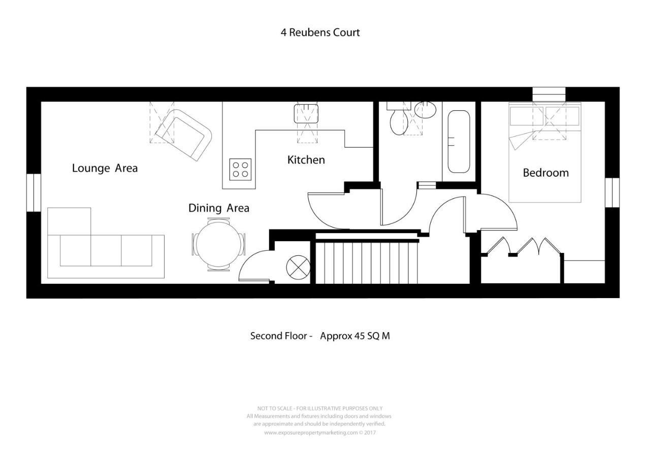 City Apartments - Reubens Court Йорк Экстерьер фото